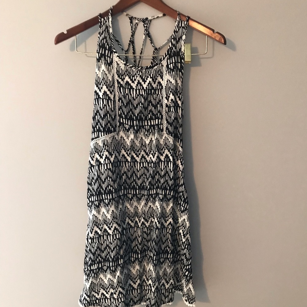 Black & White Patterned Dress